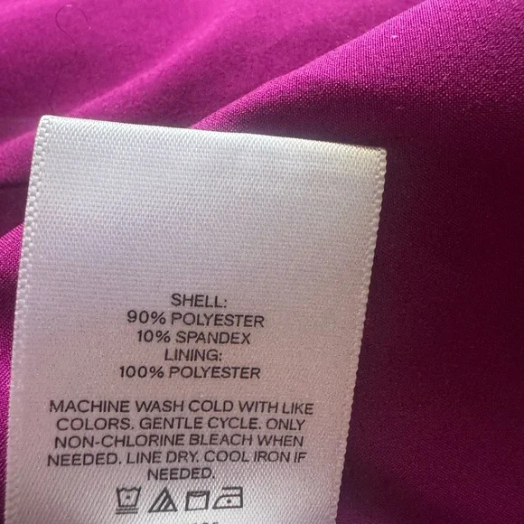 Express Purple Double-Breasted Blazer - Picture 3 of 6